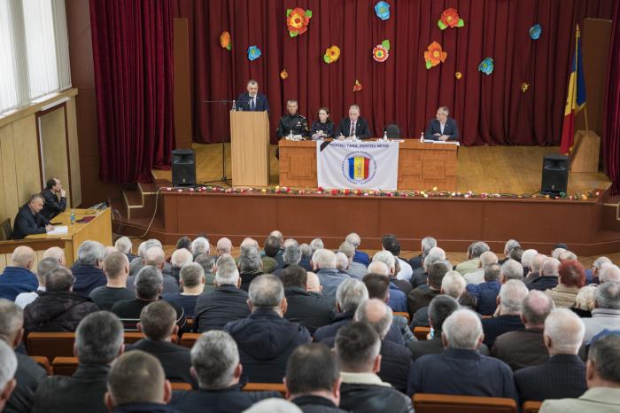 Ion Chicu a participat la o ședință organizată de veterani