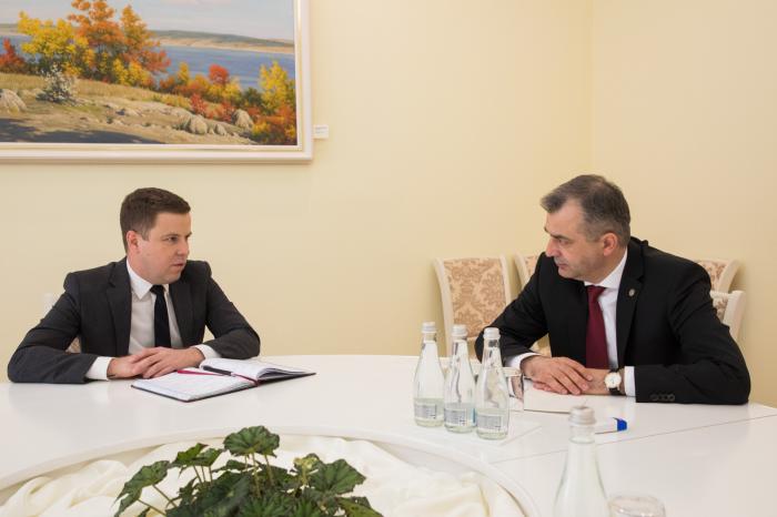 Prim-ministrul s-a întâlnit cu reprezentantul FMI în Republica Moldova