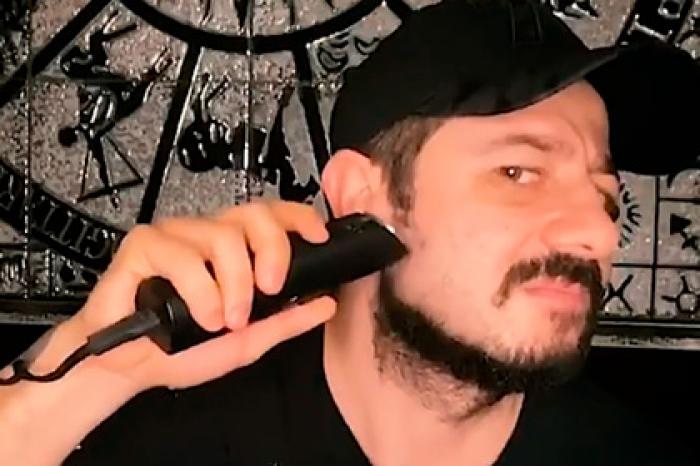 Галустян сбрил бороду и усы