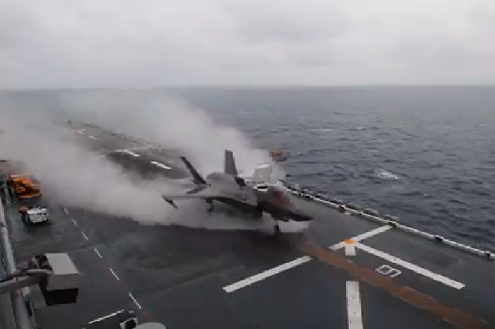 Появилось «невероятное» видео F-35B