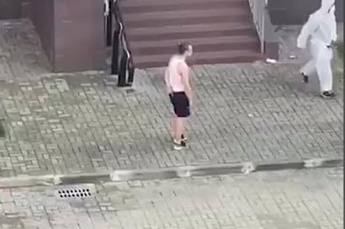 Погоня росгвардейцев за гулявшим по обсерватору россиянином попала на видео