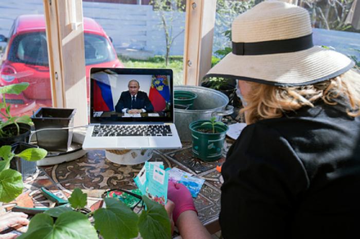 Россияне положительно оценили последнее обращение Путина к нации