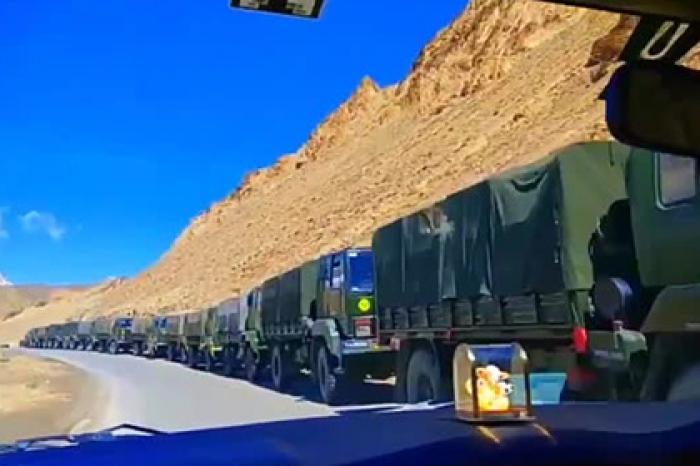 Появилось видео подготовки Индии к военному конфликту с Китаем