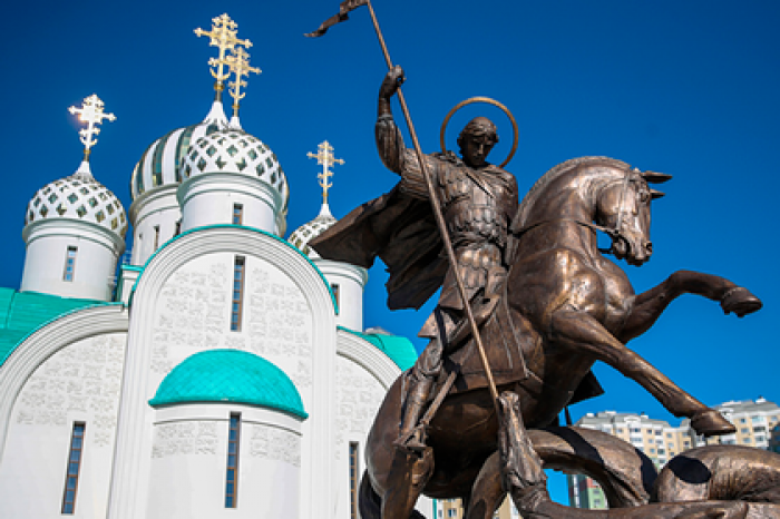 Воробьев открыл памятник Георгию Победоносцу в Красногорске