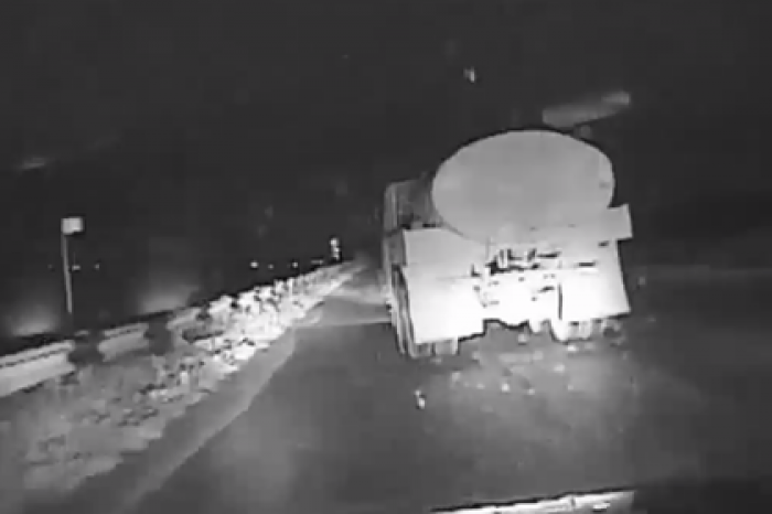 В российском регионе полиция со стрельбой задержала пьяного водителя молоковоза