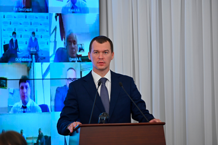 Кремль прокомментировал первые дни работы Дегтярева в Хабаровском крае