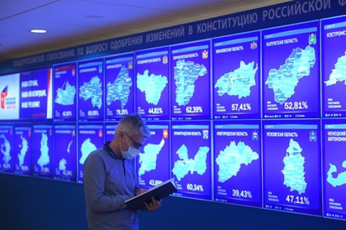 Обнародованы первые результаты голосования по поправкам к Конституции