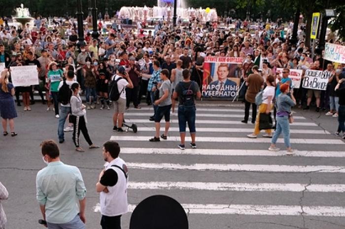 Подсчитано число участников акции в поддержку Фургала в Хабаровске