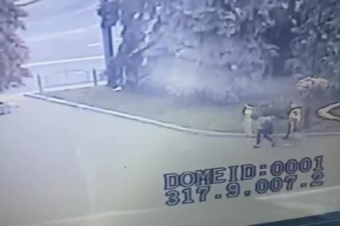 Появилось видео освобождения заложников в Луцке