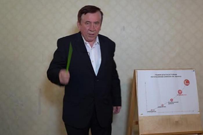 Леня Голубков из «МММ» призвал россиян собрать деньги Грудинину