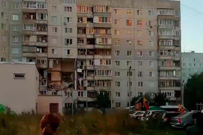 Появилось видео с последствиями взрыва газа в жилом доме в Ярославле