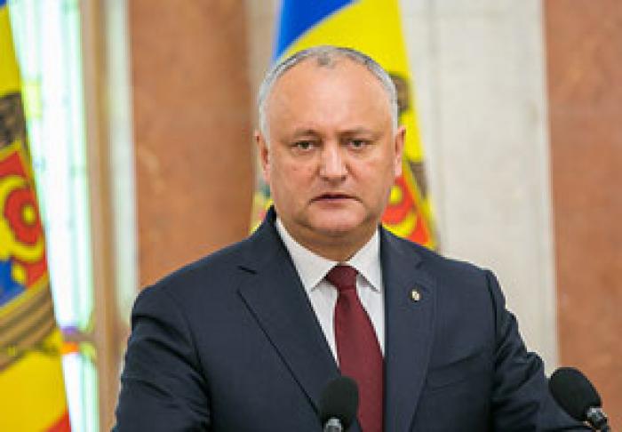 ПРЕЗИДЕНТ ИГОРЬ ДОДОН НАСТАИВАЕТ НА РОСПУСКЕ ПАРЛАМЕНТА И ПРОВЕДЕНИИ ДОСРОЧНЫХ ВЫБОРОВ