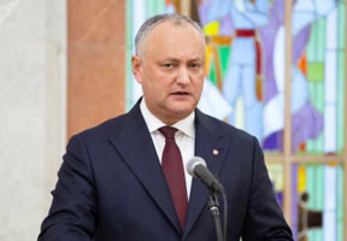 ПРЕЗИДЕНТ МОЛОВЫ ОБВИНИЛ ПРАВЫЕ ПАРТИИ В ПРИМЕНЕНИИ НАЦИСТСКОЙ РИТОРИКИ ПО ОТНОШЕНИЮ К ЖИТЕЛЯМ ПРИДНЕСТРОВЬЯ
