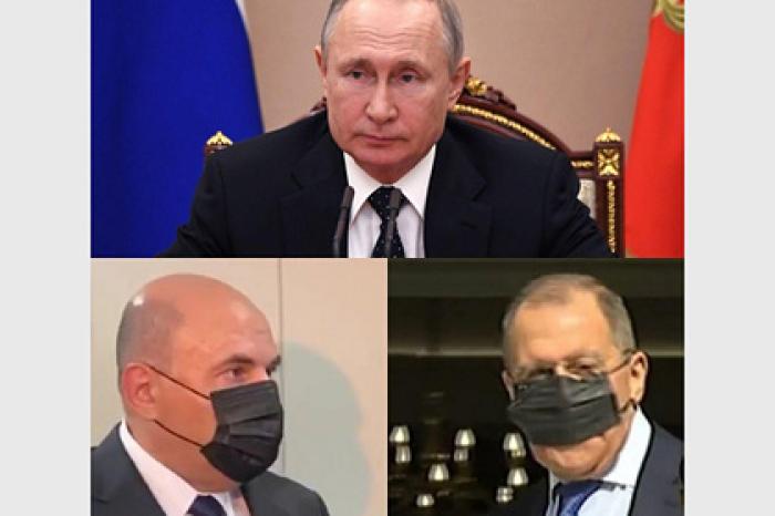 Лаврова уличили в странном ношении маски