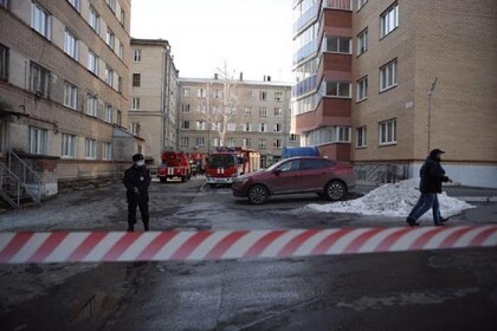 Начавшийся после взрыва в челябинской больнице пожар ликвидировали
