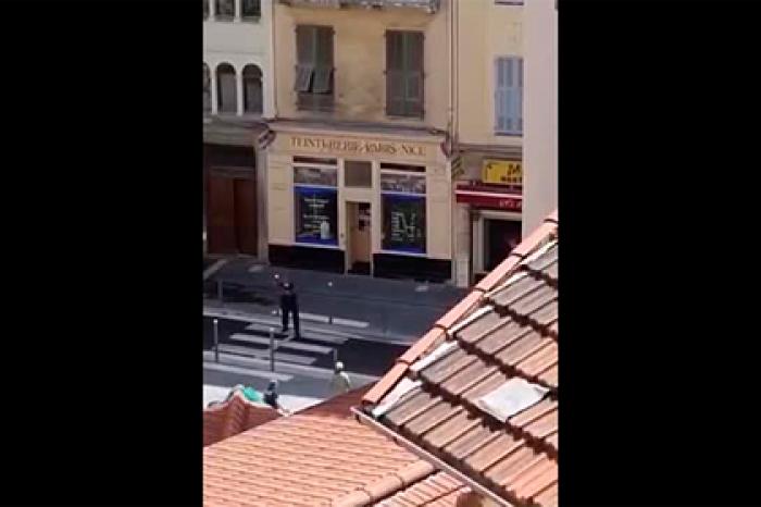 Операция полицейских против террориста в Ницце попала на видео