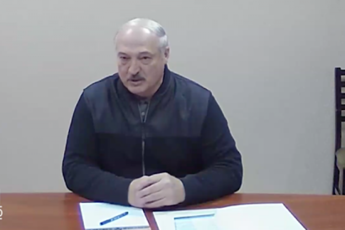 Появилось видео встречи Лукашенко с оппозиционерами в СИЗО