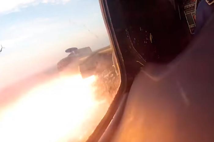 Пуск «Вихря» с Ка-52 попал на видео