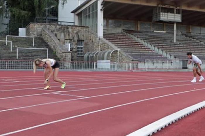 Самая сексуальная спортсменка мира потренировалась с чемпионом мира по футболу