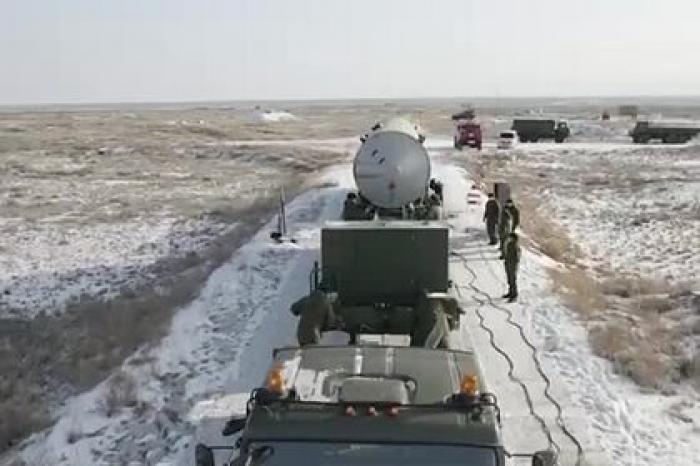 Испытания новой российской ракеты ПРО показали на видео