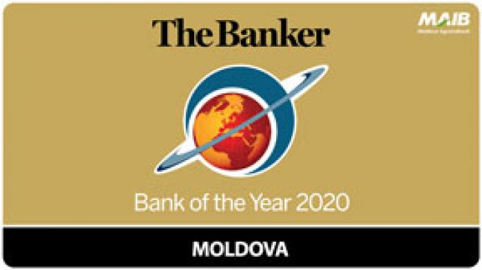 MOLDOVA AGROINDBANK — «БАНК 2020 ГОДА В РЕСПУБЛИКЕ МОЛДОВА» ПО ВЕРСИИ THE BANKER