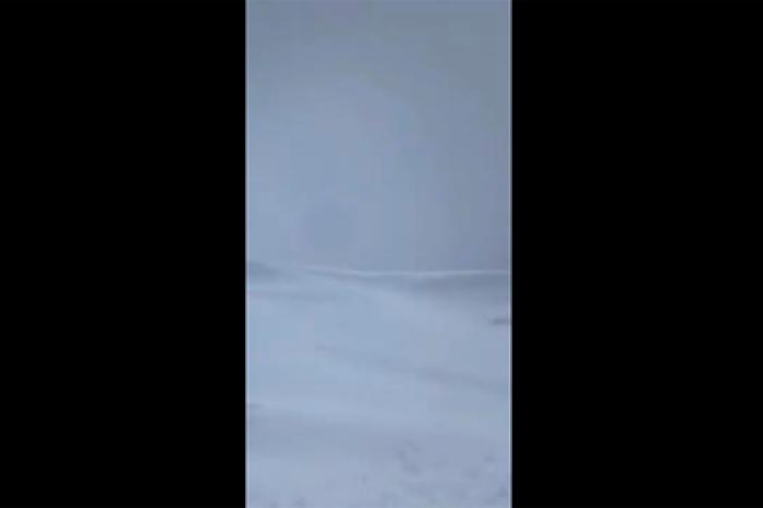Обстановку на вершине горного курорта Сочи показали на видео