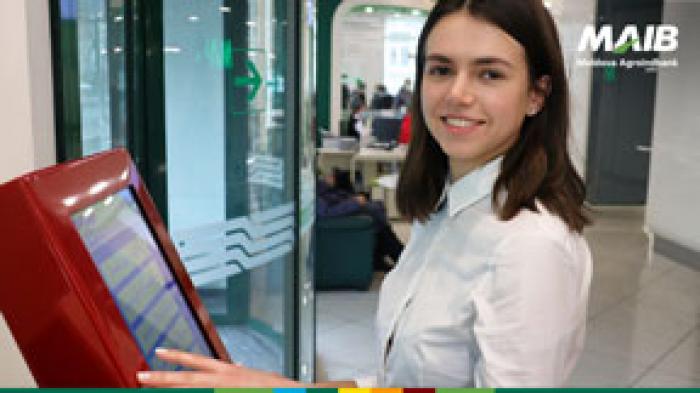 ​MAIB - ПЕРВЫЙ БАНК В МОЛДОВЕ, ЗАПУСТИВШИЙ УСЛУГУ ОНЛАЙН-ЗАПИСИ В ОТДЕЛЕНИЯ