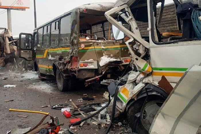 Минобороны прокомментировало автокатастрофу с военной колонной под Москвой