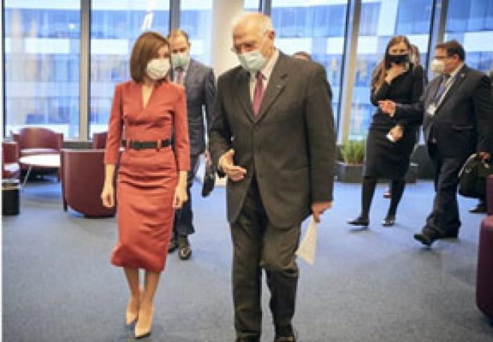 ВЕРХОВНЫЙ ПРЕДСТАВИТЕЛЬ ЕС ЗАВЕРИЛ ПРЕЗИДЕНТА РМ, ЧТО ЕВРОСОЮЗ ПОМОЖЕТ МОЛДОВЕ С ВАКЦИНОЙ ПРОТИВ COVID-19