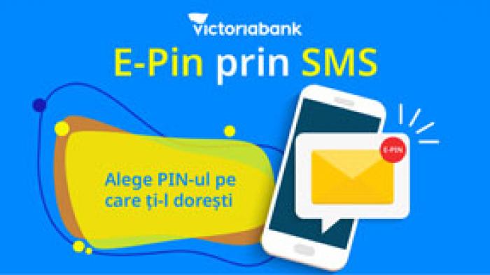 VICTORIABANK УПРОЩАЕТ ВАШУ ЖИЗНЬ БЛАГОДАРЯ УСЛУГЕ E-PIN