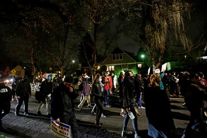 В Портленде и Сиэтле прошли беспорядки после инаугурации Байдена