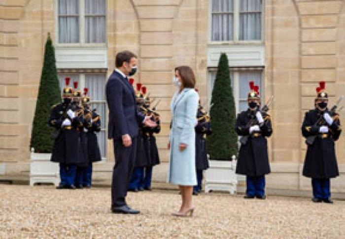 ПРЕЗИДЕНТЫ ФРАНЦИИ И МОЛДОВЫ ОБСУДИЛИ РАЗВИТИЕ ДВУСТОРОННИХ ОТНОШЕНИЙ