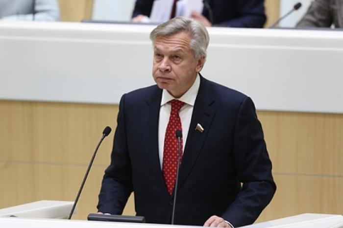 Пушков оценил обещание США защитить Украину от «российской агрессии»