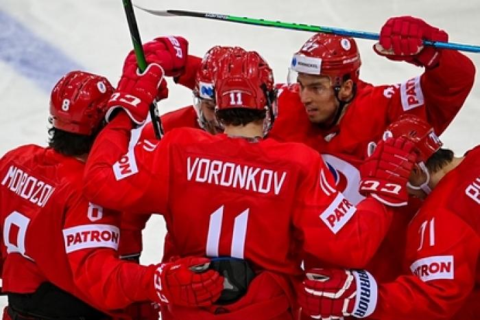 Сборная России победила во втором матче подряд на чемпионате мира по хоккею
