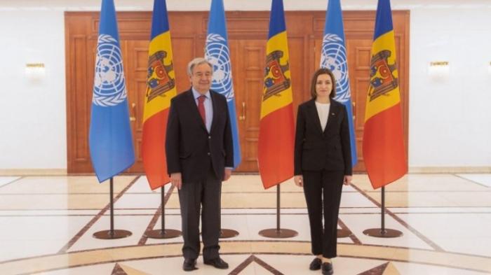 António Guterres, escală neplanificată la Chișinău. Despre ce a discutat secretarul general al ONU cu șeful statului