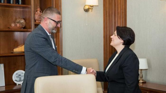 Natalia Gavrilița, întrevedere cu noul Ambasador Extraordinar și Plenipotențiar al României în Republica Moldova, Cristian-Leon Țurcanu