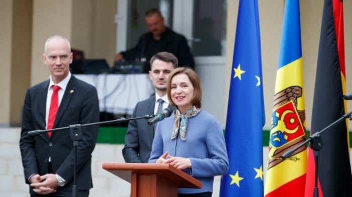 Maia Sandu a participat la inaugurarea unui proiect de eficiență energetică la școala din Holercani, Dubăsari