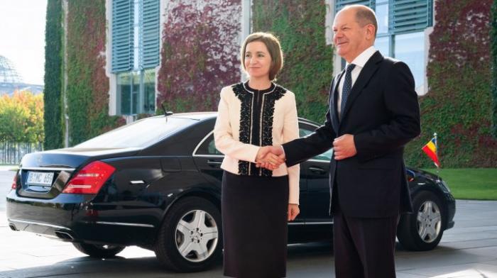 Președinta Maia Sandu a avut o întrevedere cu cancelarul Olaf Scholz. Ce subiecte importante au discutat oficialii