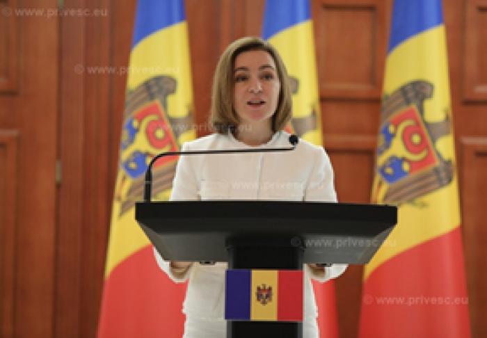 PREŞEDINTELE MAIA SANDU A DECLARAT CĂ GAZPROM A REDUS NEÎNTEMEIAT CU 50 LA SUTĂ LIVRĂRILE DE GAZE CĂTRE MOLDOVA