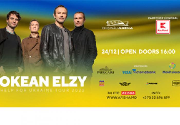 CONCERTUL GRUPULUI „OKEAN ELZY” VA INAUGURA CEA MAI MARE SALĂ DE CONCERT DIN MOLDOVA - CHIŞINĂU ARENA