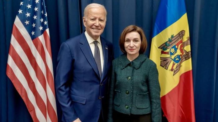 Președintele Republicii Moldova, Maia Sandu, a avut, în Polonia, o întrevedere cu președintele SUA, Joe Biden (FOTO)