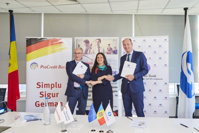 BERD ÎI OFERĂ PROCREDIT BANK MOLDOVA 10 MILIOANE EURO PENTRU CREDITAREA ÎNTREPRINDERILOR MICI ȘI MEDII