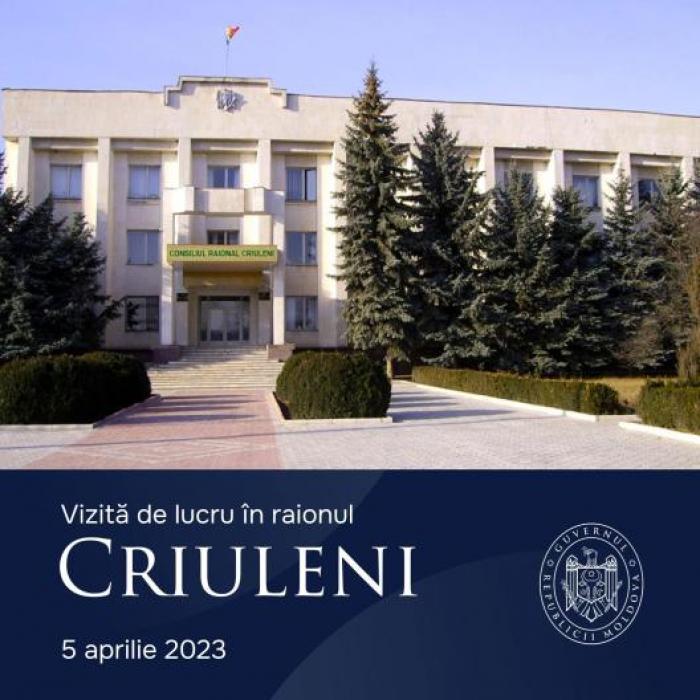 Prim-ministrul Dorin Recean va efectua următoarea vizită în teritoriu în raionul Criuleni