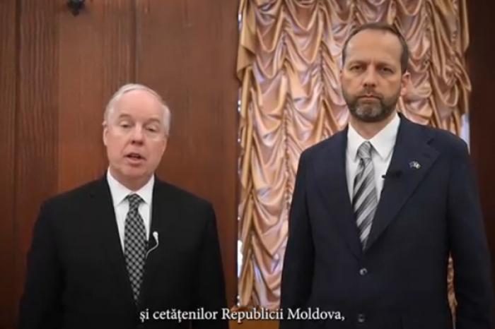 (VIDEO) AMBASADORII SUA ȘI UE AU VENIT CU UN DISCURS COMUN CU OCAZIA ÎMPLINIRII A 120 DE ANI DE LA POGROMUL DIN CHIŞINĂU