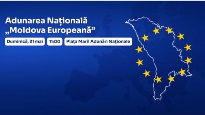 Adunarea Națională „Moldova Europeană” va fi organizată în PMAN din Chișinău, dar și în alte 33 de orașe europene