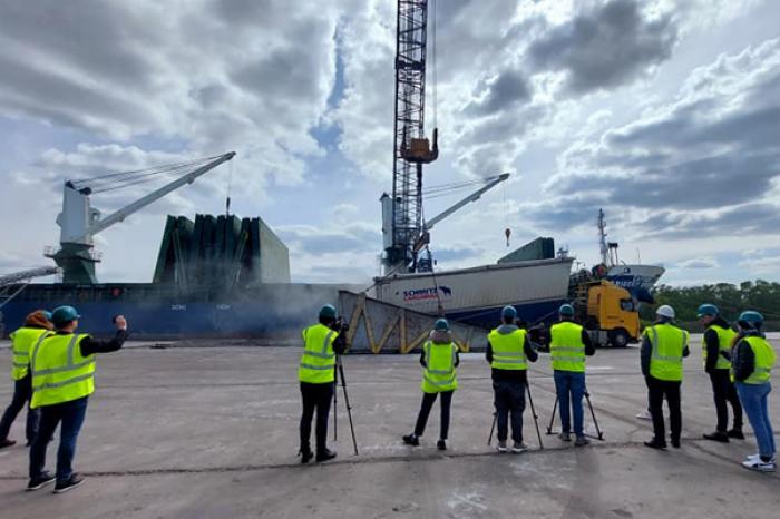 (VIDEO) ÎN PORTUL GIURGIULEŞTI VA FI CONSTRUIT UN CHEI NOU, CARE VA OFERI O CAPACITATE SUPLIMENTARĂ