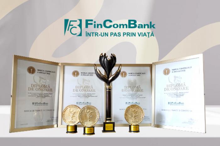 FINCOMBANK A OBȚINUT 4 DISTINCȚII LA CONCURSUL MARCA COMERCIALĂ A ANULUI