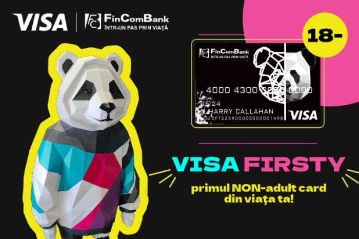 ​FINCOMBANK ȘI VISA LANSEAZĂ UN NOUL CARD PENTRU COPII VISA FIRSTY!