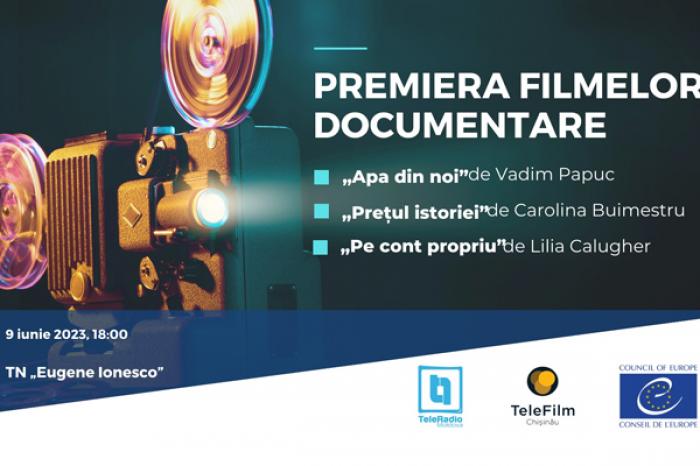 TREI NOI FILME DOCUMENTARE DESPRE DREPTURILE OMULUI VOR FI PREZENTATE LA CHIȘINĂU