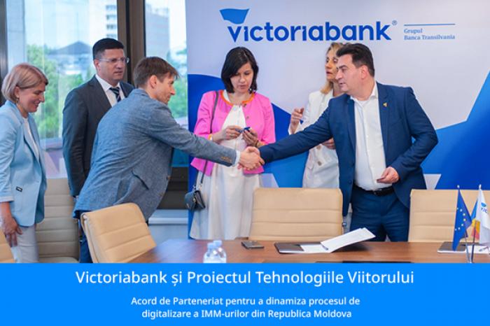 VICTORIABANK ȘI PROIECTUL TEHNOLOGIILE VIITORULUI ÎN MOLDOVA AU ÎNCHEIAT UN ACORD DE PARTENERIAT PENTRU A DINAMIZA PROCESUL DE DIGITALIZARE A IMM-URILOR DIN REPUBLICA MOLDOVA